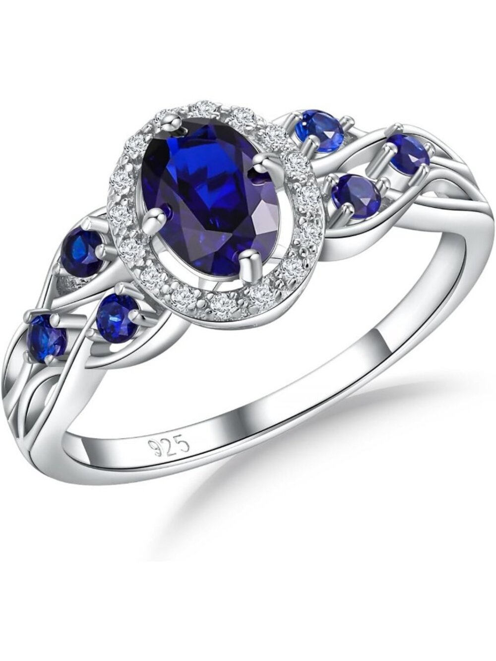 Celtic Knot 925 Sterling Silver Engagement Ring for Women - Elegant & Timeless